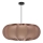 Lampa wisząca na przewodzie CAFEE 1xE27/40W/230V Ø 52 cm brązowa