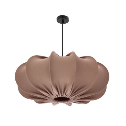 Lampa wisząca na przewodzie CAFEE 1xE27/40W/230V Ø 52 cm brązowa