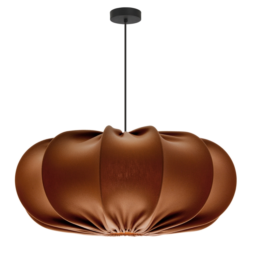 Lampa wisząca na przewodzie CAFEE 1xE27/40W/230V Ø 52 cm brązowa