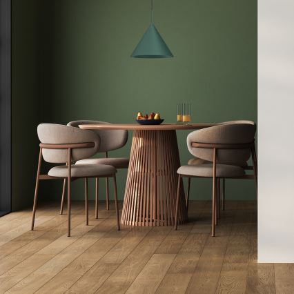 Lampa wisząca na przewodzie CAPITAL 1xGX53/15W/230V, śr. 32 cm, zielona