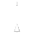 Lampa wisząca na przewodzie CAPITAL 1xGX53/15W/230V, średnica 17 cm, biała