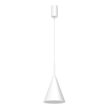 Lampa wisząca na przewodzie CAPITAL 1xGX53/15W/230V, średnica 17 cm, biała
