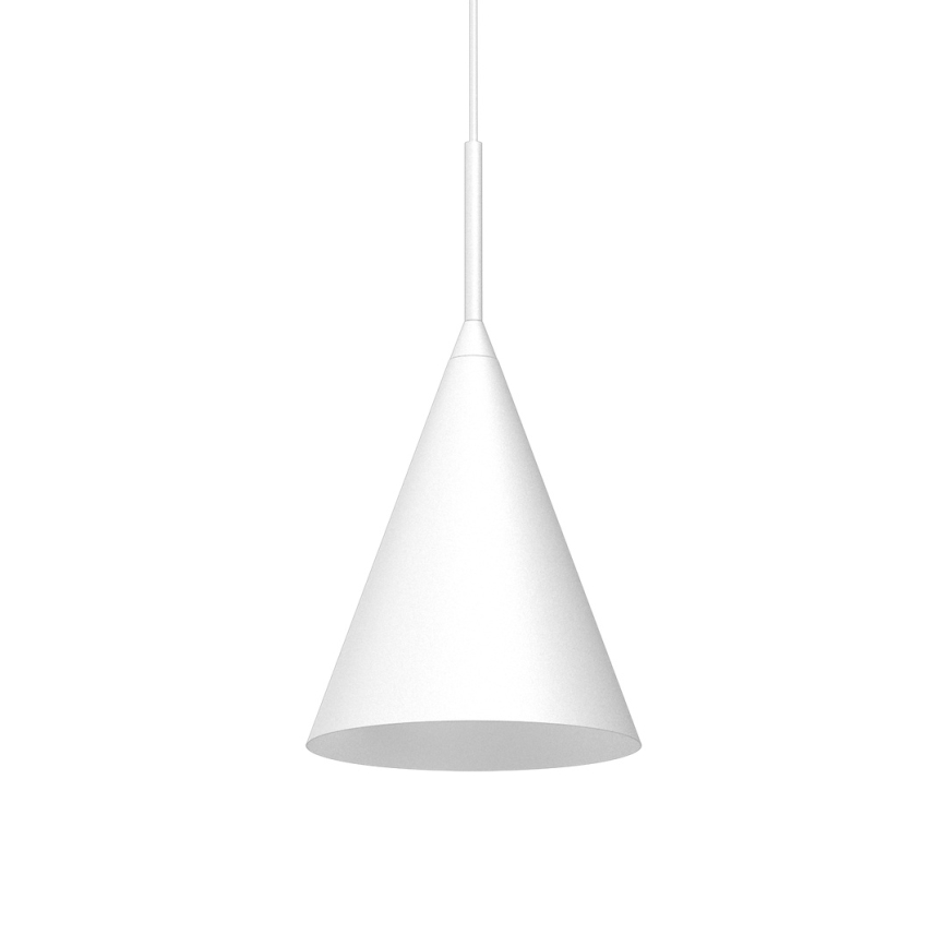Lampa wisząca na przewodzie CAPITAL 1xGX53/15W/230V, średnica 17 cm, biała
