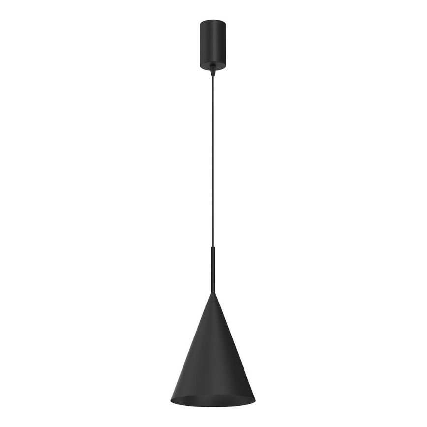 Lampa wisząca na przewodzie CAPITAL 1xGX53/15W/230V średnica 17 cm czarna