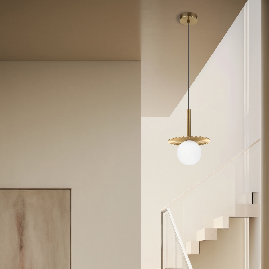 Lampa wisząca na przewodzie CHITA 1xG9/5W/230V złota