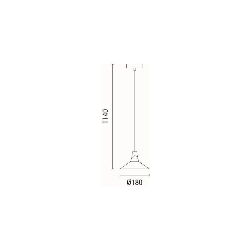 Lampa wisząca na przewodzie CHROMA 1xG9/15W/230V biała