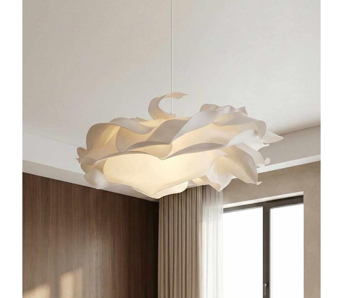 Lampa wisząca na przewodzie CLOUDY 1x E27/40W/230V biała