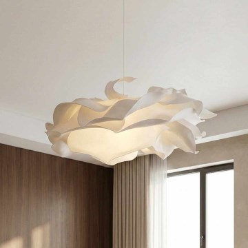 Lampa wisząca na przewodzie CLOUDY 1x E27/40W/230V biała
