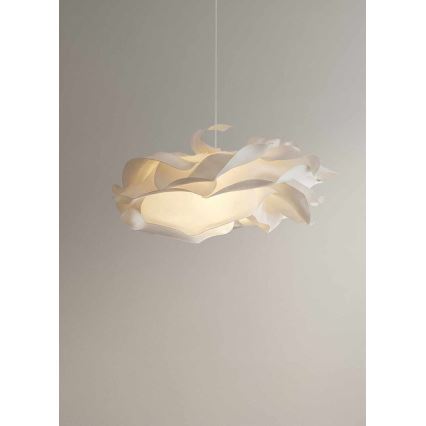 Lampa wisząca na przewodzie CLOUDY 1x E27/40W/230V biała