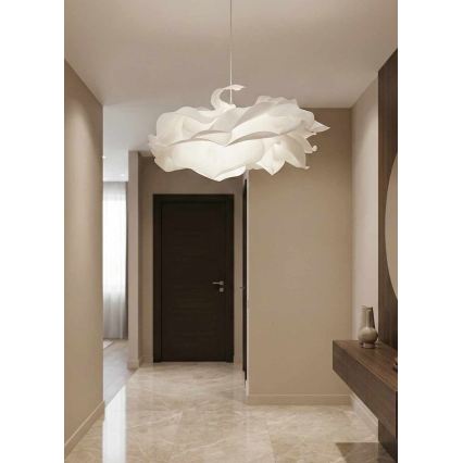 Lampa wisząca na przewodzie CLOUDY 1x E27/40W/230V biała
