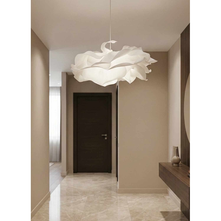Lampa wisząca na przewodzie CLOUDY 1x E27/40W/230V biała