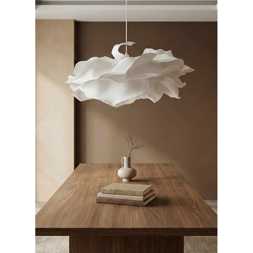 Lampa wisząca na przewodzie CLOUDY 1x E27/40W/230V biała
