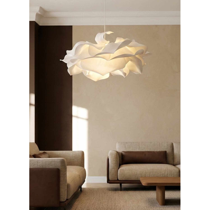 Lampa wisząca na przewodzie CLOUDY 1x E27/40W/230V biała