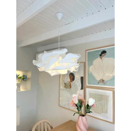 Lampa wisząca na przewodzie CLOUDY 1x E27/40W/230V biała