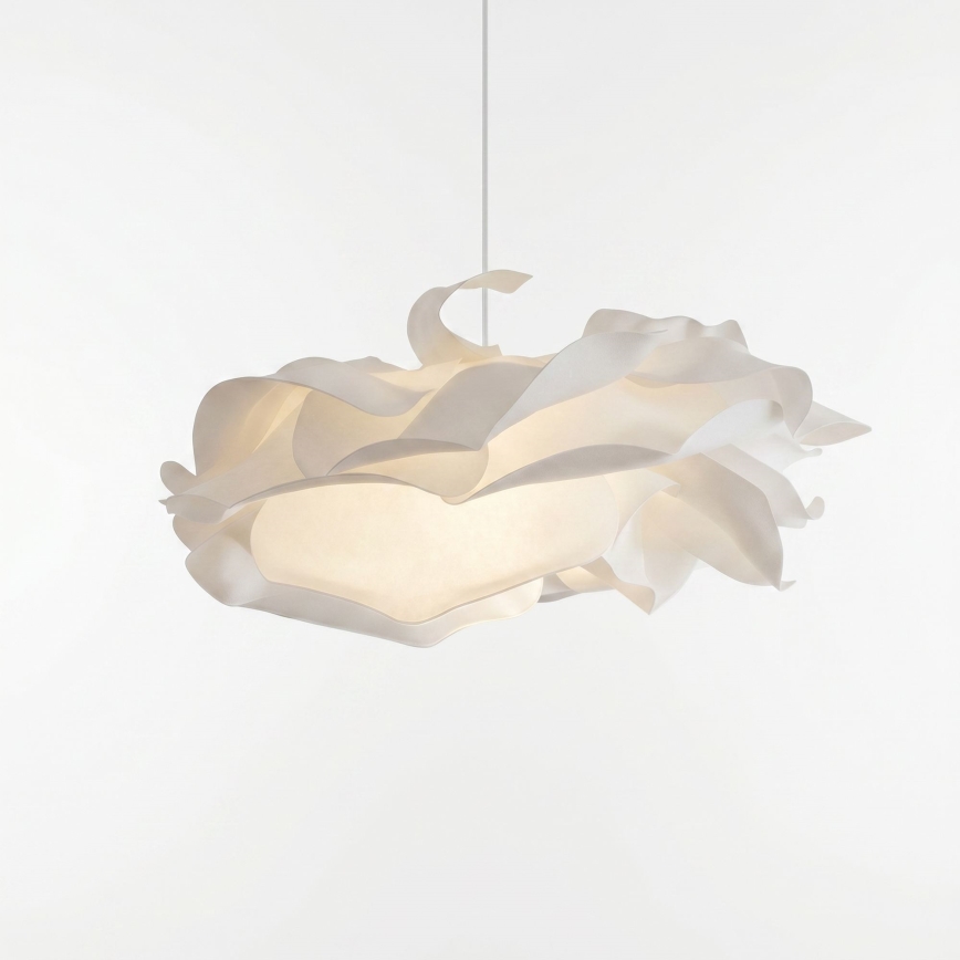 Lampa wisząca na przewodzie CLOUDY 1x E27/40W/230V biała