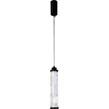 Lampa wisząca na przewodzie CORTE LED/10W/230V czarna