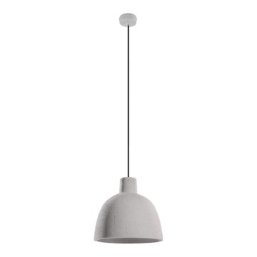 Lampa wisząca na przewodzie DAMASO 1xE27/60W/230V beton