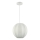Lampa wisząca na przewodzie DANA 1xE27/15W/230V Ø 25 cm biała