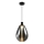 Lampa wisząca na przewodzie DENSO 1xGU10/10W/230V śr. 30 cm czarny chrom