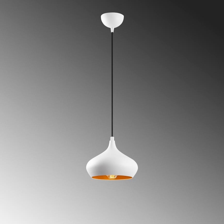 Lampa wisząca na przewodzie DODO 1xE27/40W/230V biała