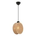 Lampa wisząca na przewodzie DRUM 1xE27/60W/230V brązowa
