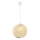 Lampa wisząca na przewodzie DRUM 1xE27/60W/230V kremowa