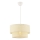 Lampa wisząca na przewodzie ECHO 1xE27/60W/230V kremowa