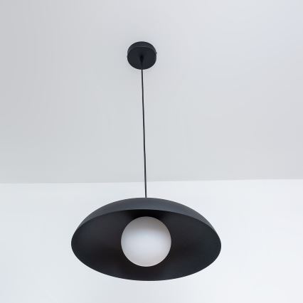 Lampa wisząca na przewodzie ECLIPSE 1xE27/15W/230V czarna