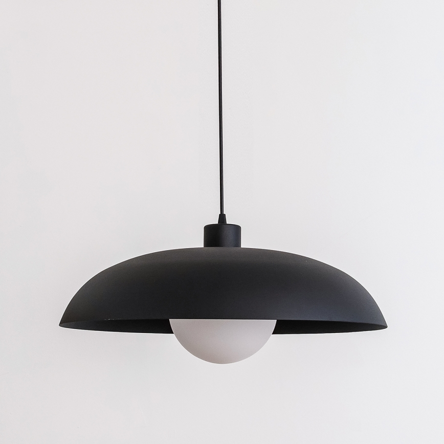 Lampa wisząca na przewodzie ECLIPSE 1xE27/15W/230V czarna