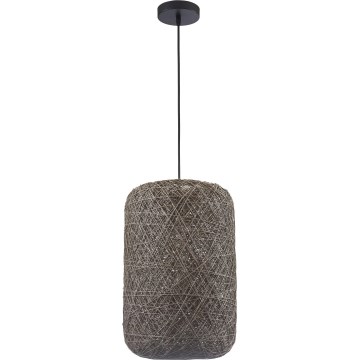 Lampa wisząca na przewodzie ELLEN 1xE27/20W/230V, średnica 30 cm, antracyt