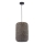 Lampa wisząca na przewodzie ELLEN 1xE27/20W/230V, średnica 30 cm, antracyt