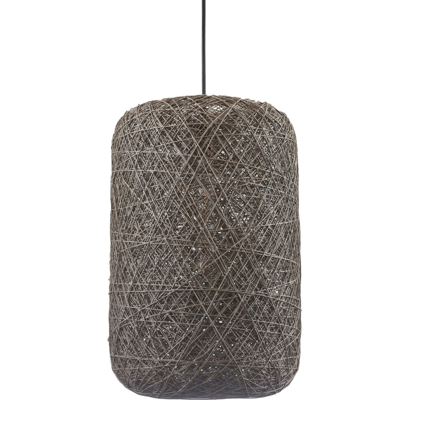 Lampa wisząca na przewodzie ELLEN 1xE27/20W/230V, średnica 30 cm, antracyt