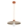 Lampa wisząca na przewodzie ETERI 1xE27/15W/230V beżowa/miedziana