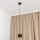 Lampa wisząca na przewodzie GAMBIT 1xGU10/10W/230V czarna