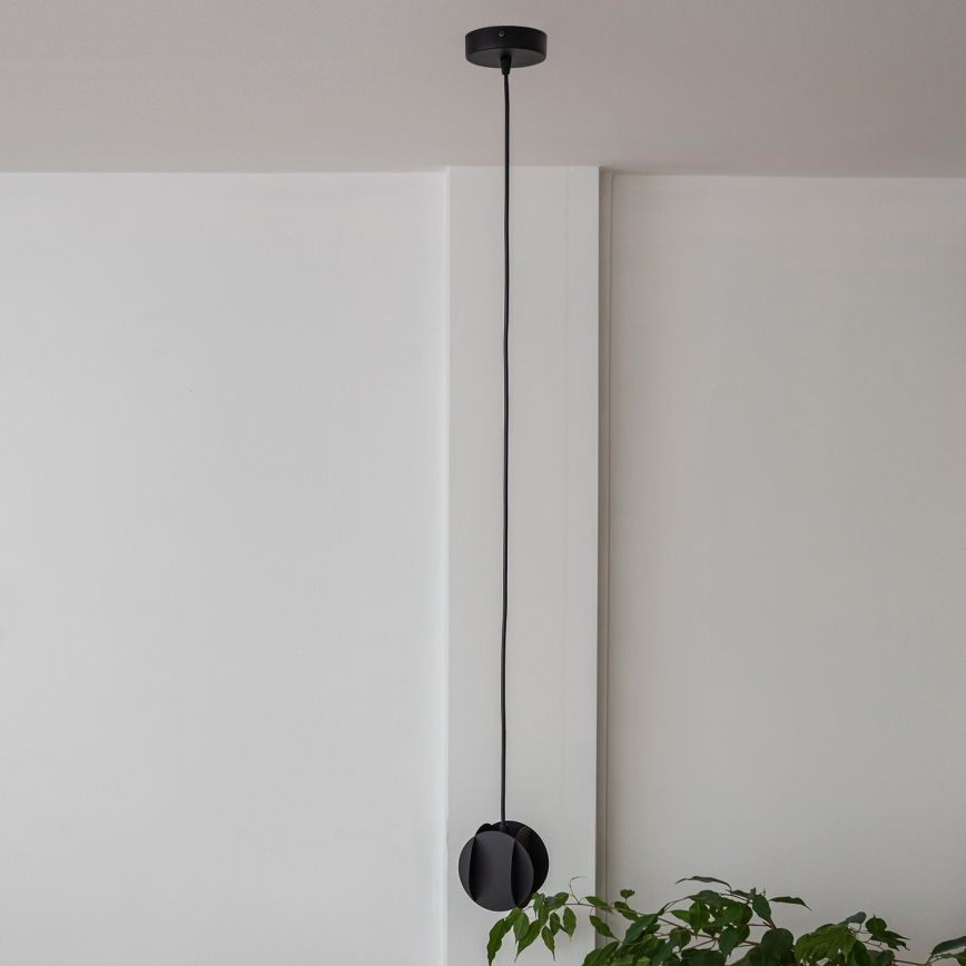 Lampa wisząca na przewodzie GAMBIT 1xGU10/10W/230V czarna