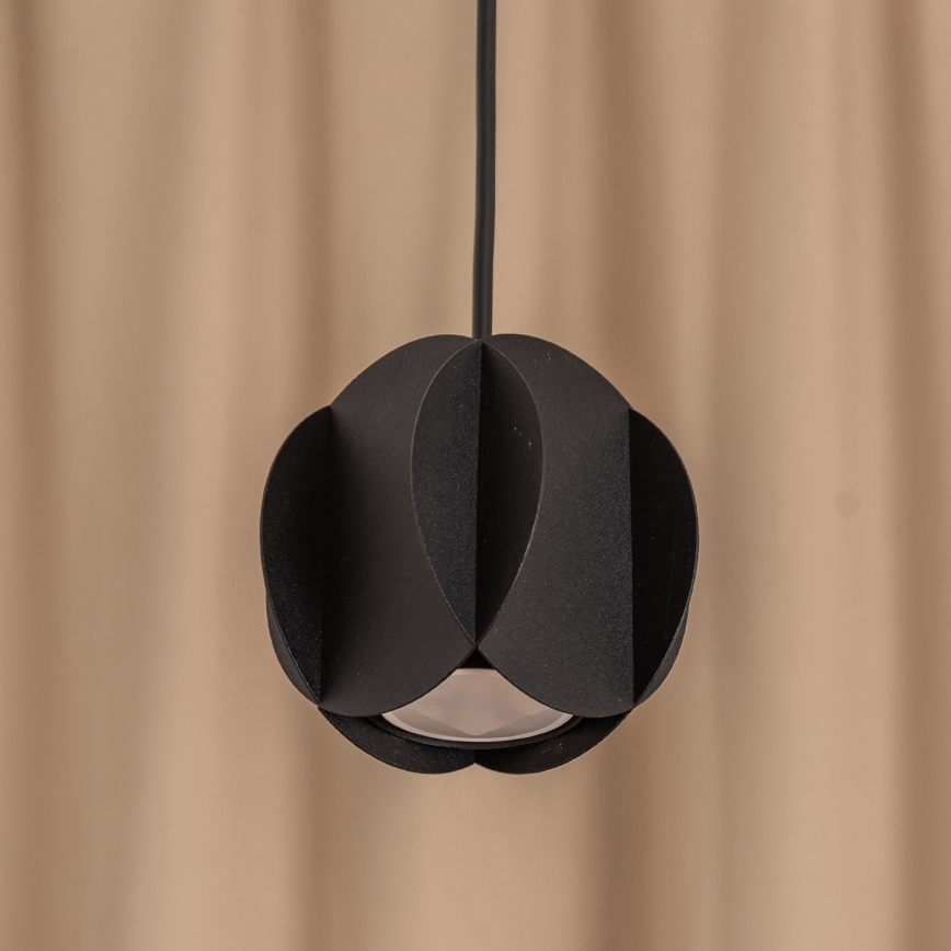 Lampa wisząca na przewodzie GAMBIT 1xGU10/10W/230V czarna