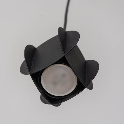 Lampa wisząca na przewodzie GAMBIT 1xGU10/10W/230V czarna