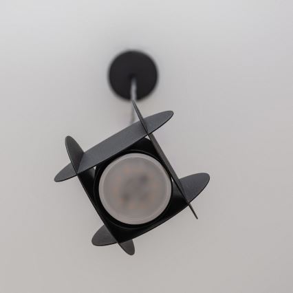 Lampa wisząca na przewodzie GAMBIT 1xGU10/10W/230V czarna