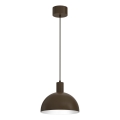 Lampa wisząca na przewodzie HANDA 1xE27/15W/230V brązowa