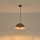Lampa wisząca na przewodzie JARDEN 1xE27/15W/230V brązowa