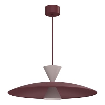 Lampa wisząca na przewodzie MISTIC 1xGX53/15W/230V burgundowa