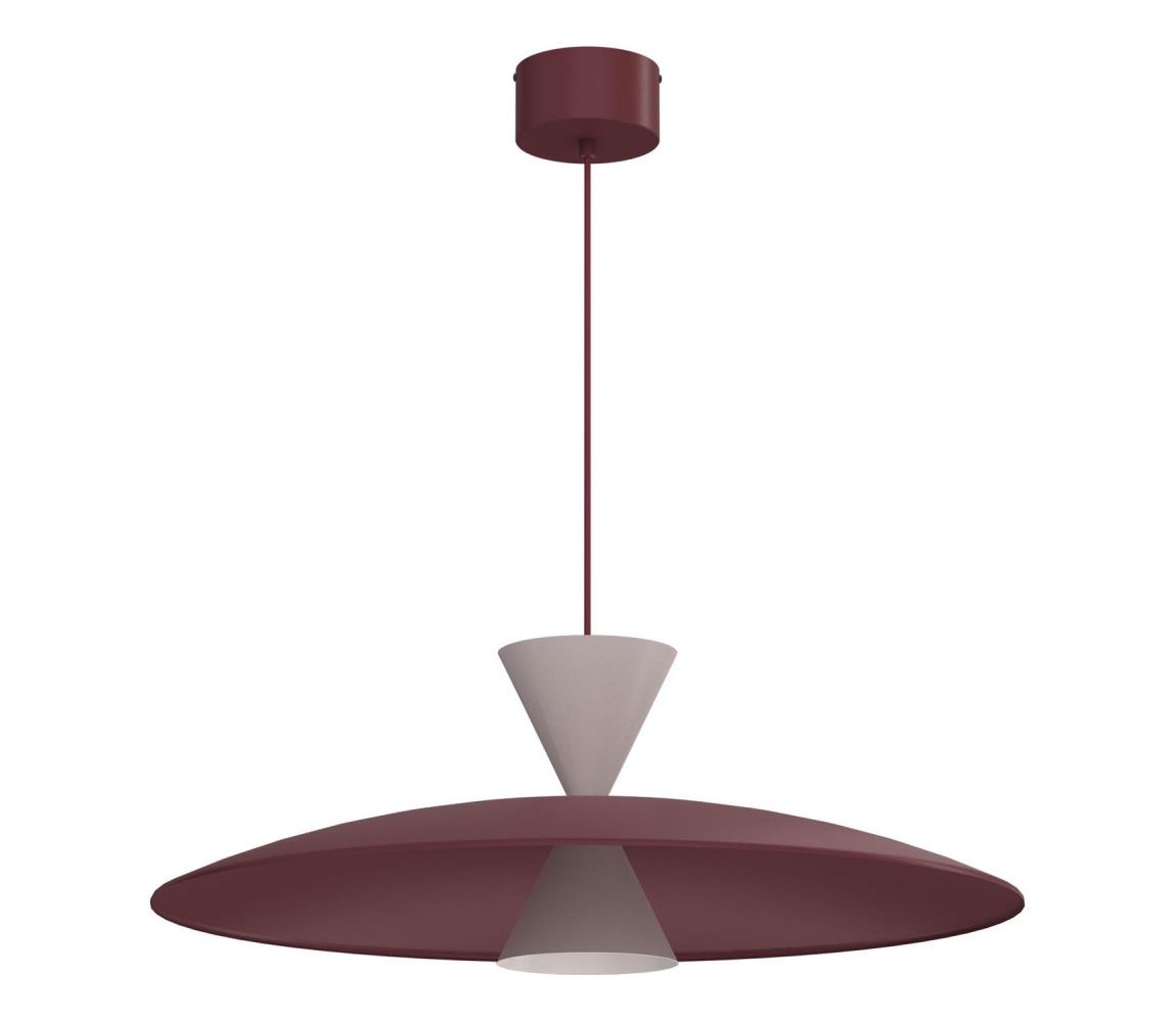 Lampa wisząca na przewodzie MISTIC 1xGX53/15W/230V burgundowa