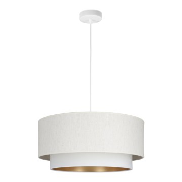 Lampa wisząca na przewodzie NATIA 1xE27/60W/230V biała