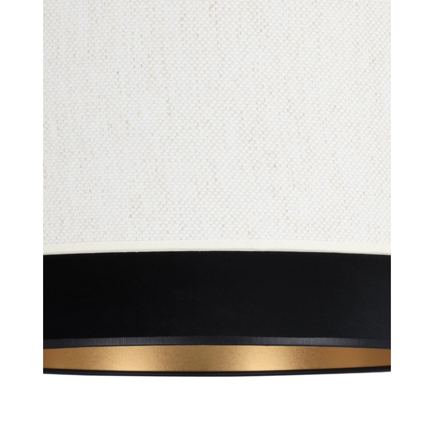 Lampa wisząca na przewodzie NATIA 1xE27/60W/230V biały/czarny