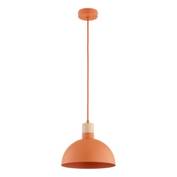 Lampa wisząca na przewodzie NEOMI 1xE27/15W/230V pomarańczowa