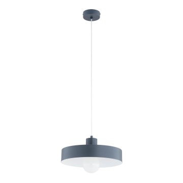 Lampa wisząca na przewodzie NEVERA 1xE27/15W/230V szara