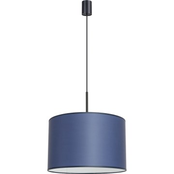 Lampa wisząca na przewodzie NEVIA 1xE27/15W/230V średnica 40 cm niebieska