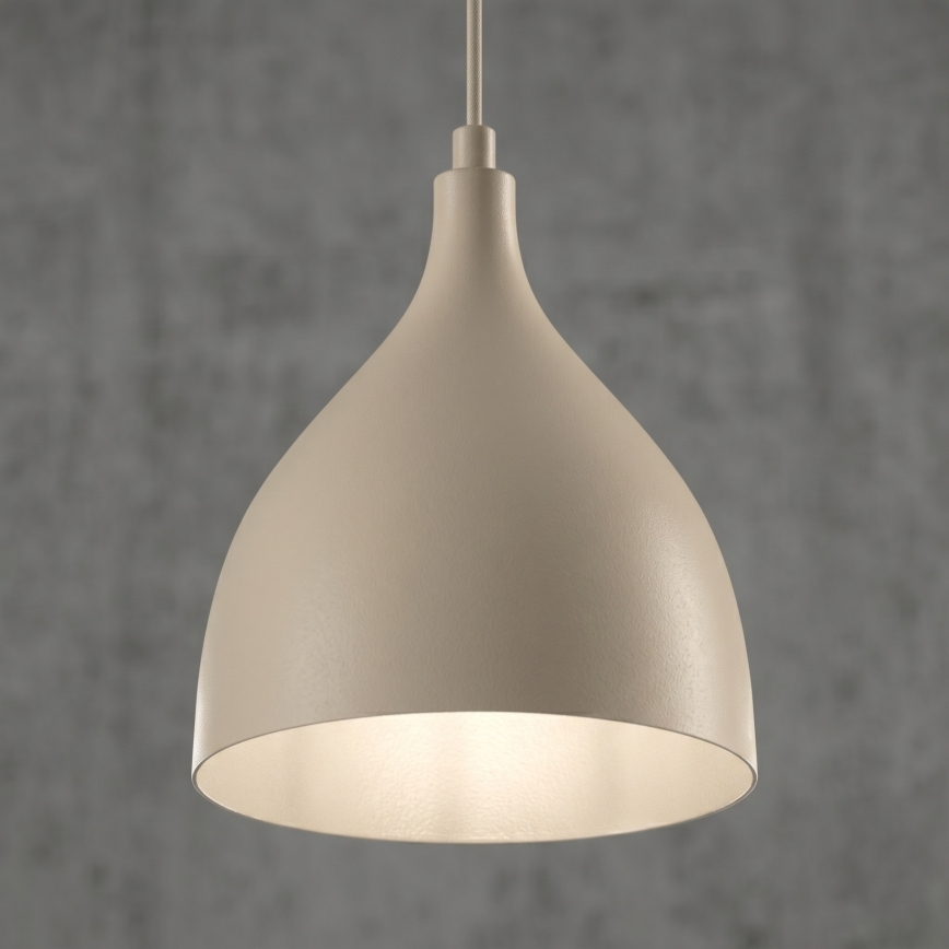 Lampa wisząca na przewodzie NOAK CLASSIC 1xE27/15W/230V beżowa