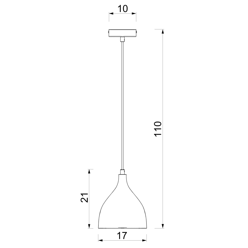 Lampa wisząca na przewodzie NOAK CLASSIC 1xE27/15W/230V beżowa