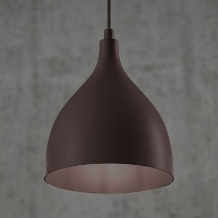 Lampa wisząca na przewodzie NOAK CLASSIC 1xE27/15W/230V brązowa
